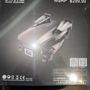 Black Foldable Drone with Camera